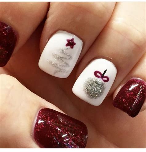 nude christmas nail ideas|easy nail designs for christmas.